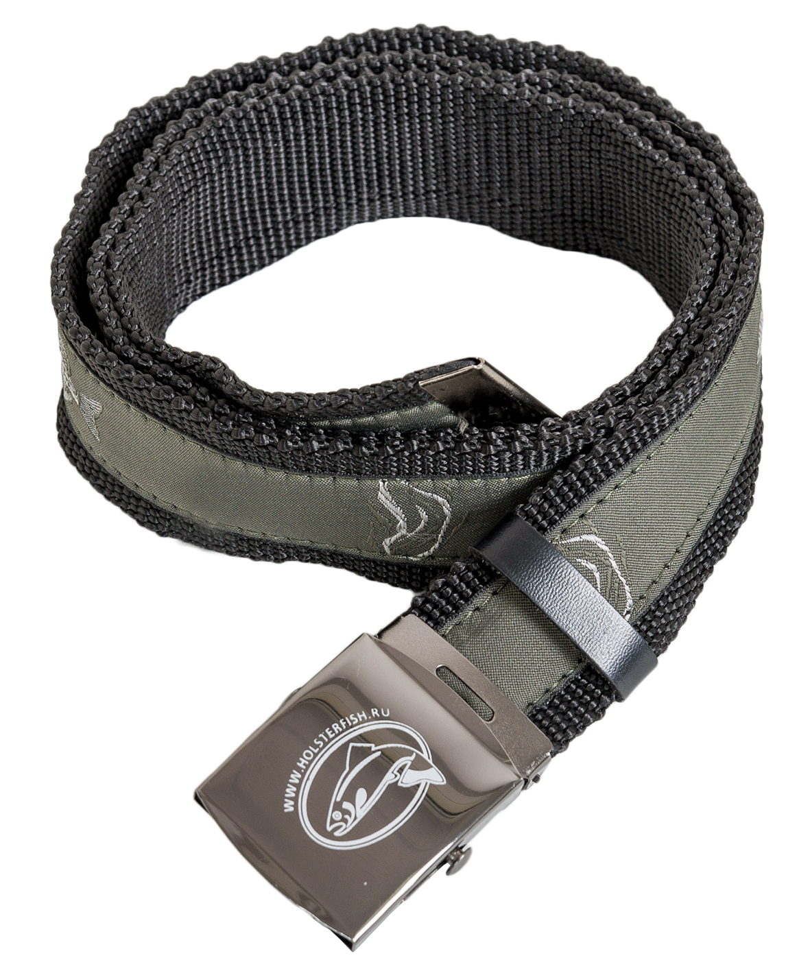 Ремень поясной В40 LINE Fish (цв.черный)